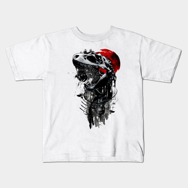 Extiction Kids T-Shirt by Moncheng